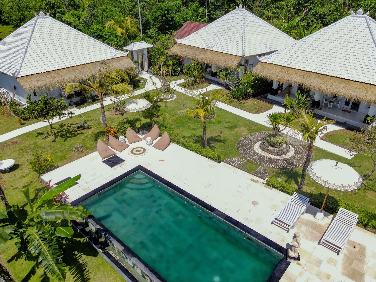 Sukacita Hill aerial drone Uluwatu